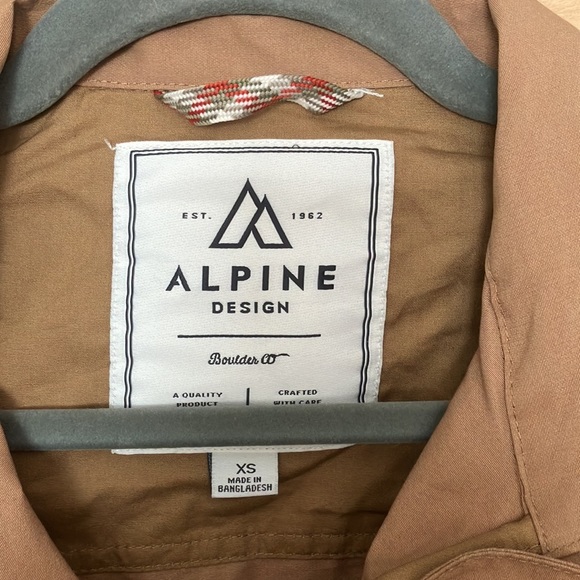 NWT ALPINE DESIGN Women’s Field Jacket. Color is Toasted Coconut. Size XS. - Picture 8 of 10